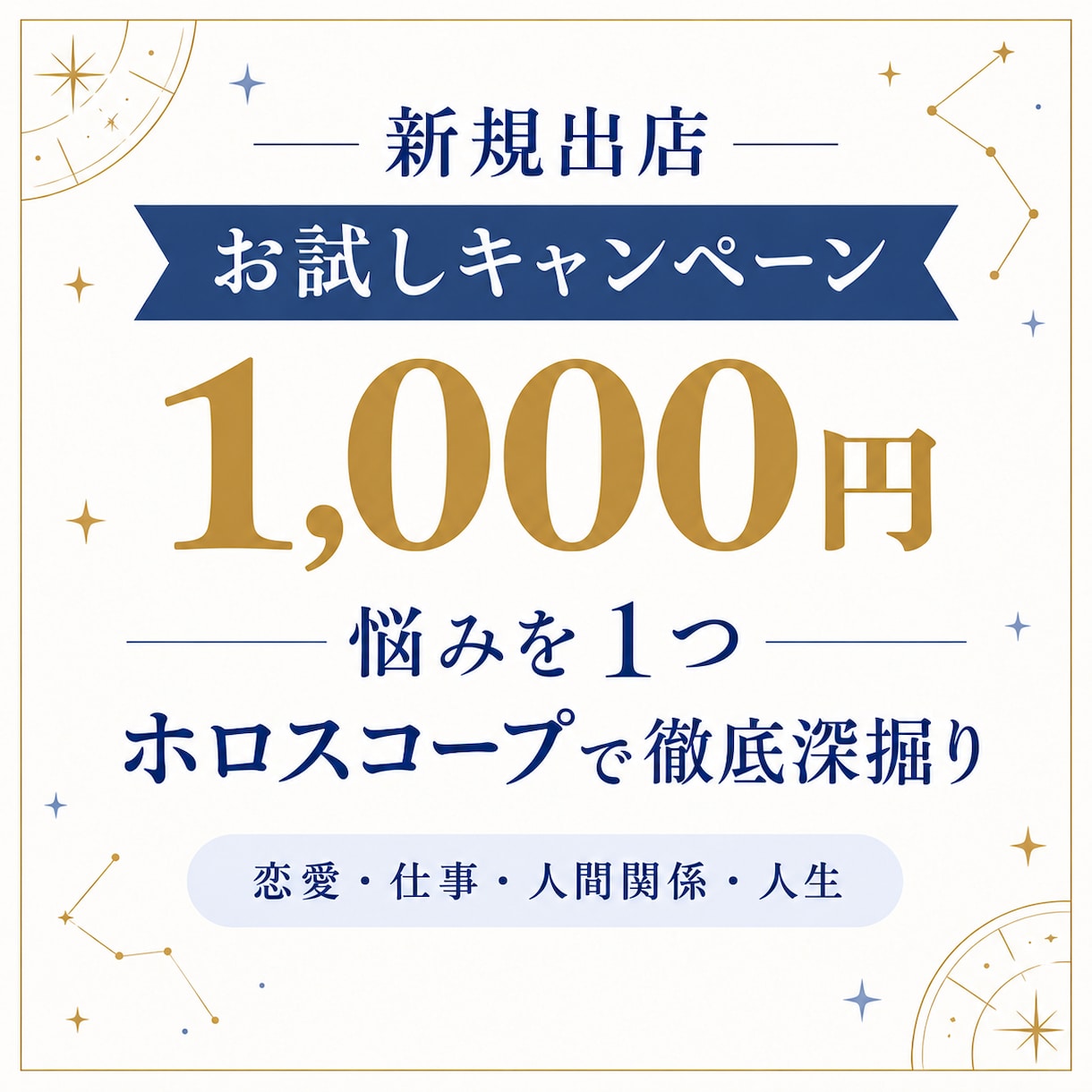 特別価格￤占星術で悩み・知りたい事を1つ占います 恋愛・仕事・人間関係・人生など、悩みに合わせてホロスコープで イメージ1