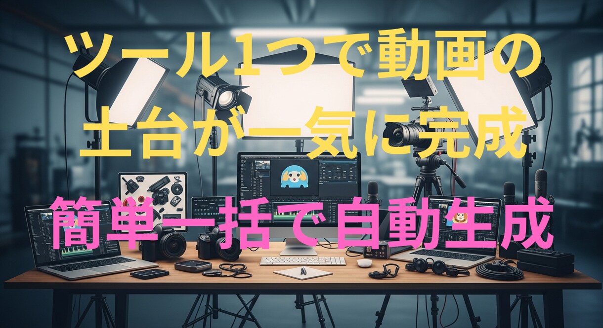YouTube5chまとめ字幕自動生成できます 動画制作効率化ツール字幕と音声テキストを同時生成！ イメージ1