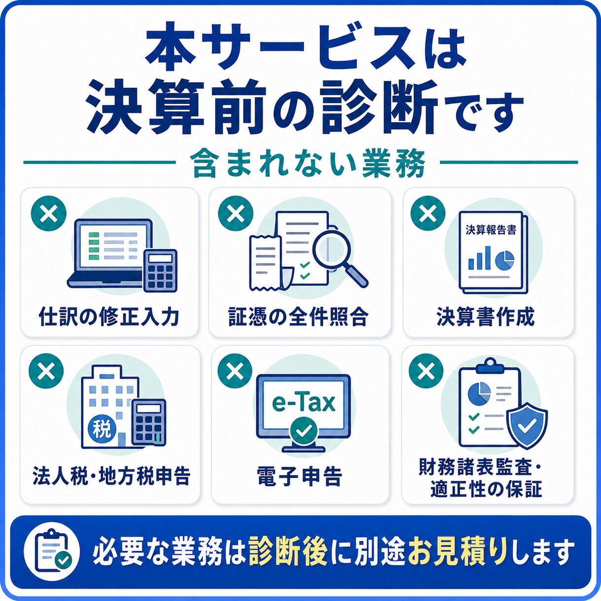 freee法人の決算前診断を行います 申告前の異常残高と修正項目を税理士が見える化 イメージ8