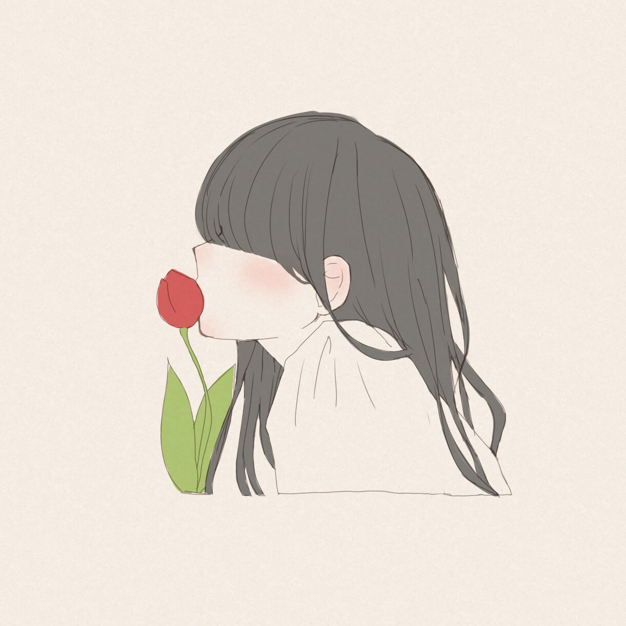 あわい、表情を描かないイラスト・アイコンを描きます ご依頼主様の世界観をイラストに イメージ1