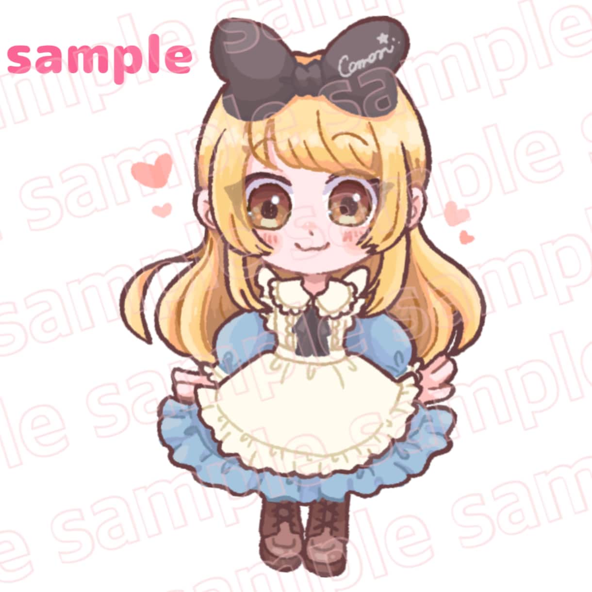 キラキラかわいいミニキャラを描きます 商用オプション有◎ミニキャラ・SDイラストをお探しの方へ♪ イメージ5