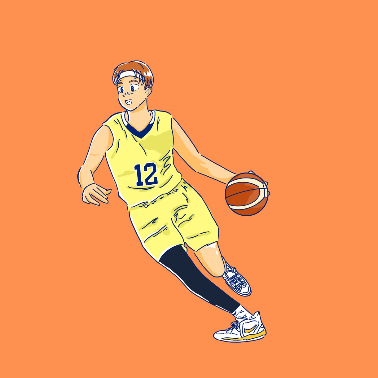 SNSやラインのアイコンに使えるイラスト制作します ちょっとレトロでシンプルなイラスト イメージ1