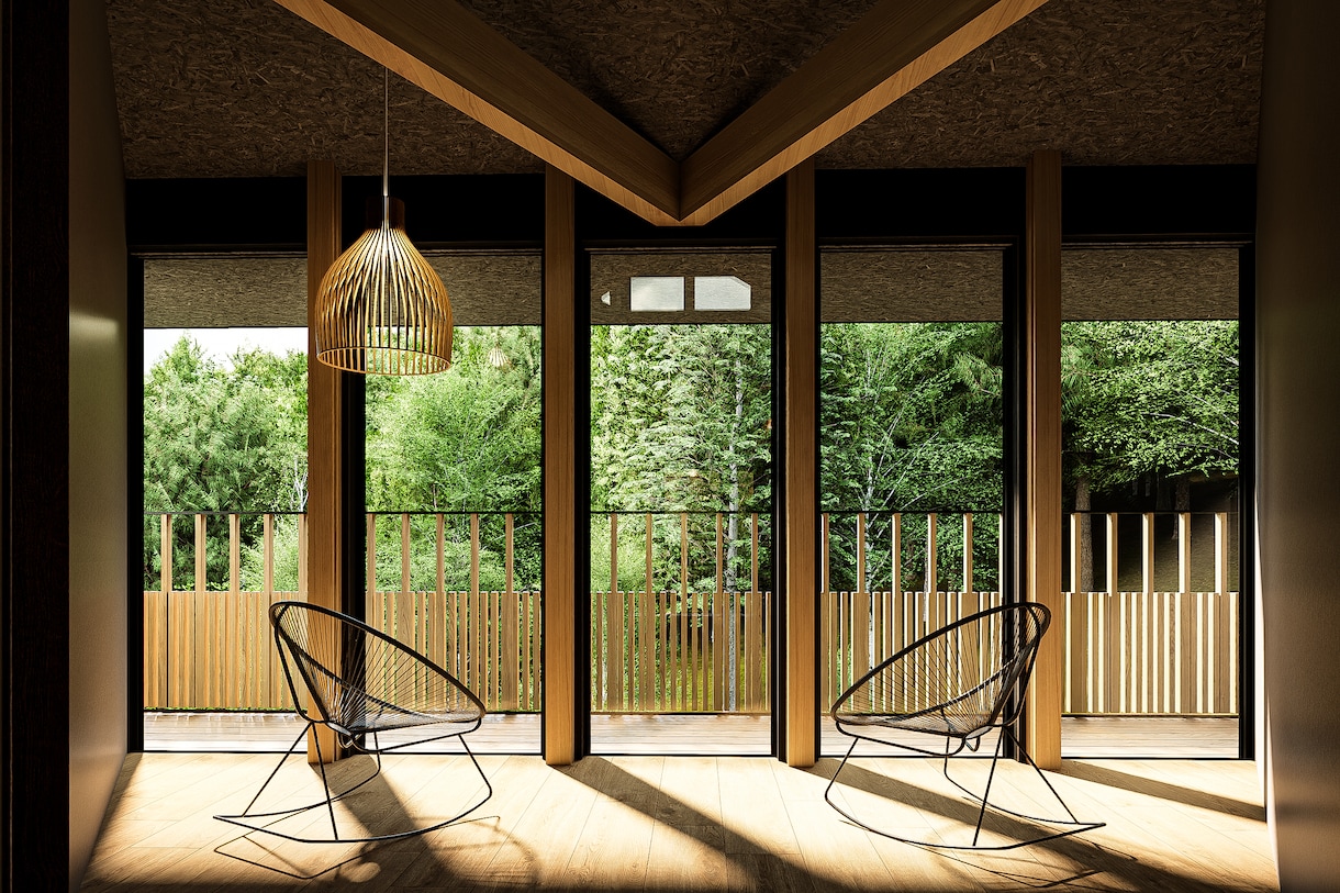 現役一級建築士が住宅の内観CGパースを作成します 現役一級建築士が作成するパースにより、おもいをかたちにします イメージ1