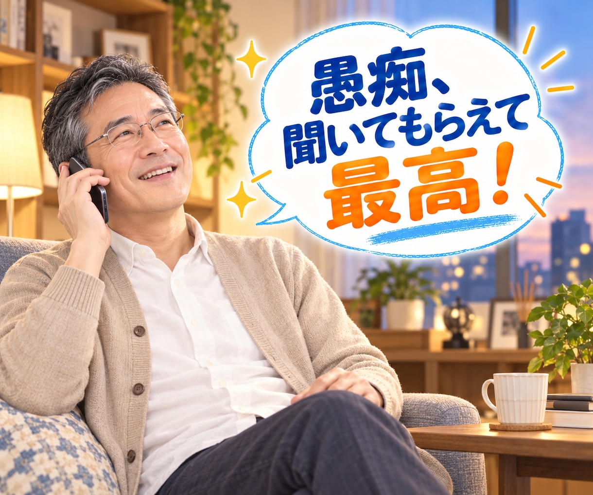 お疲れさまです！おかえりなさい。お話しお聞きします ほっと一息♡愚痴・恋バナ・武勇伝・お悩み♡ゆるっと雑談 イメージ3