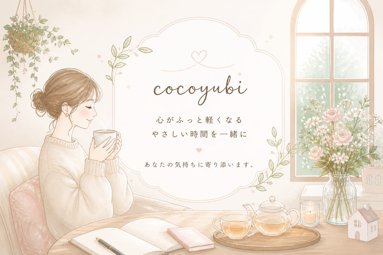 なんだか苦しくなる日に優しく心に寄り添います あなたのための、やさしい心のケア時間 イメージ1