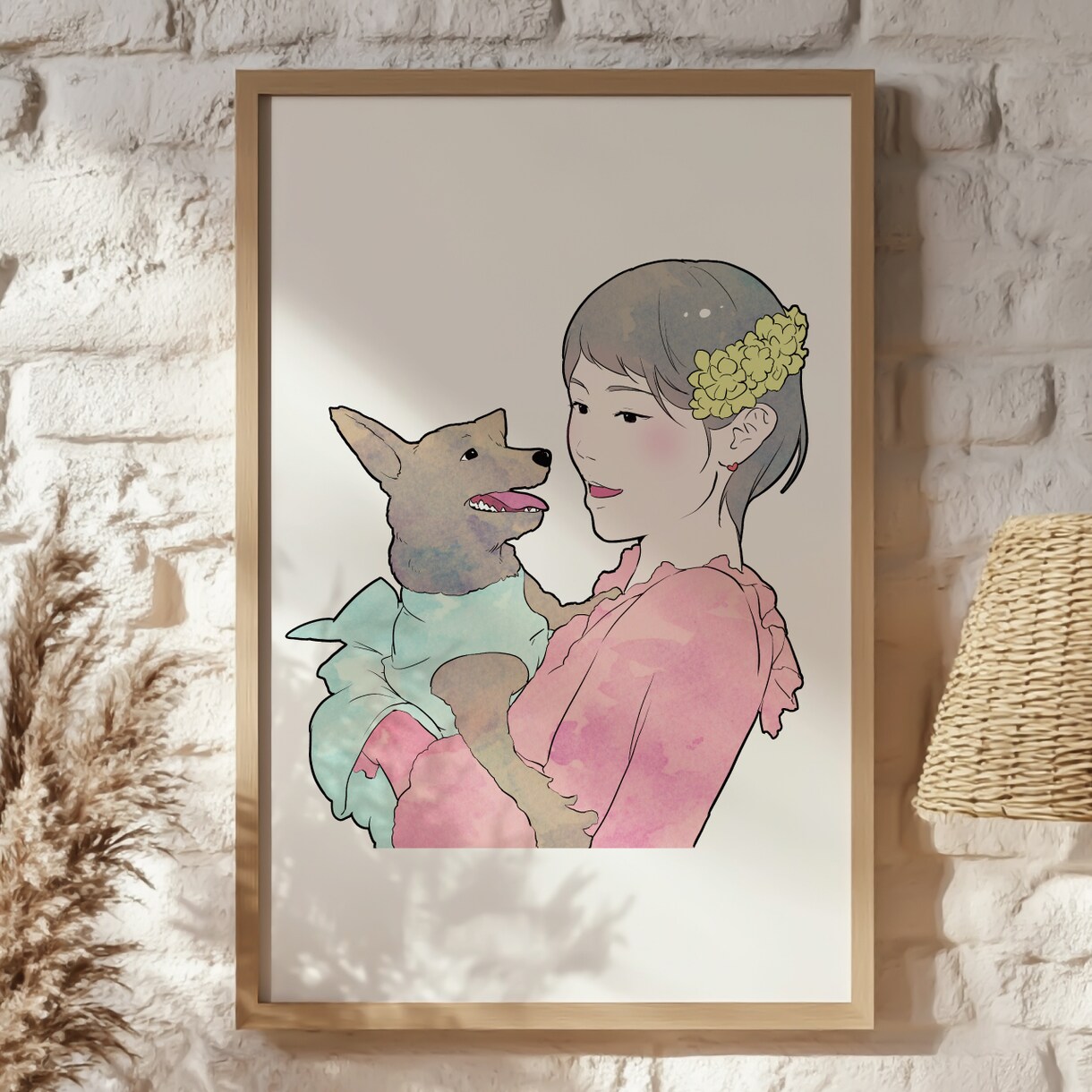 シンプルでやさしいタッチの似顔絵描きます ◎結婚式や誕生日などの記念日に◎家族・子供・赤ちゃん・ペット イメージ4