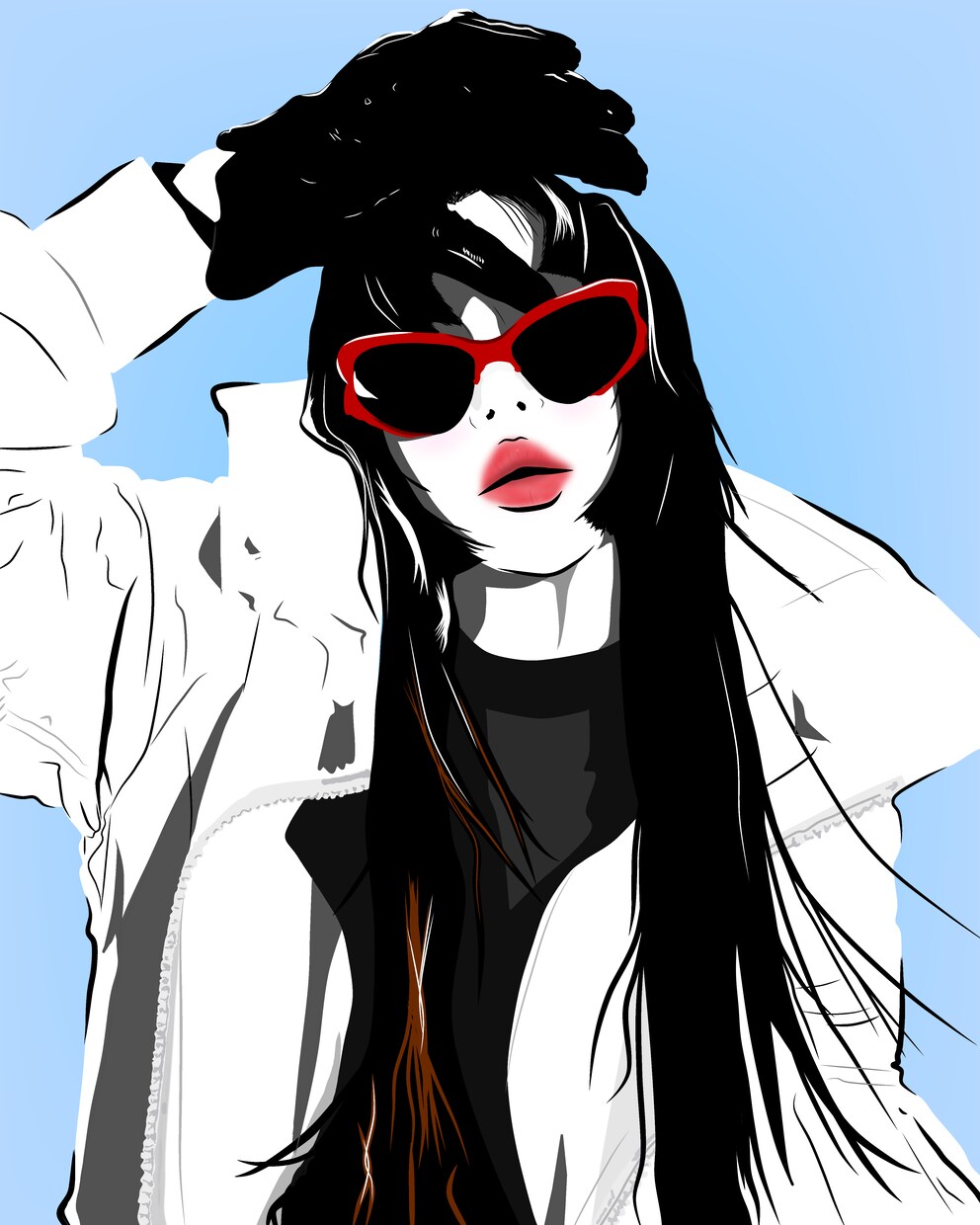 エモい似顔絵など描かせていただきます エモいイラスト　身近な方、著名人などおしゃれに仕上げます イメージ4