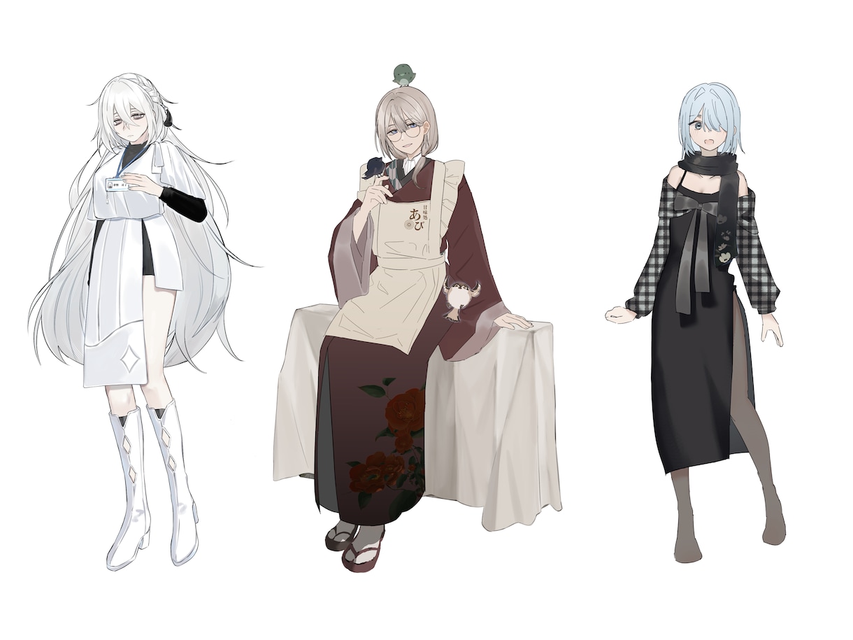 立ち絵・アイコン・SD制作します 表情差分〇／ラフ修正無料/性癖に刺さるような絵を書きます イメージ7