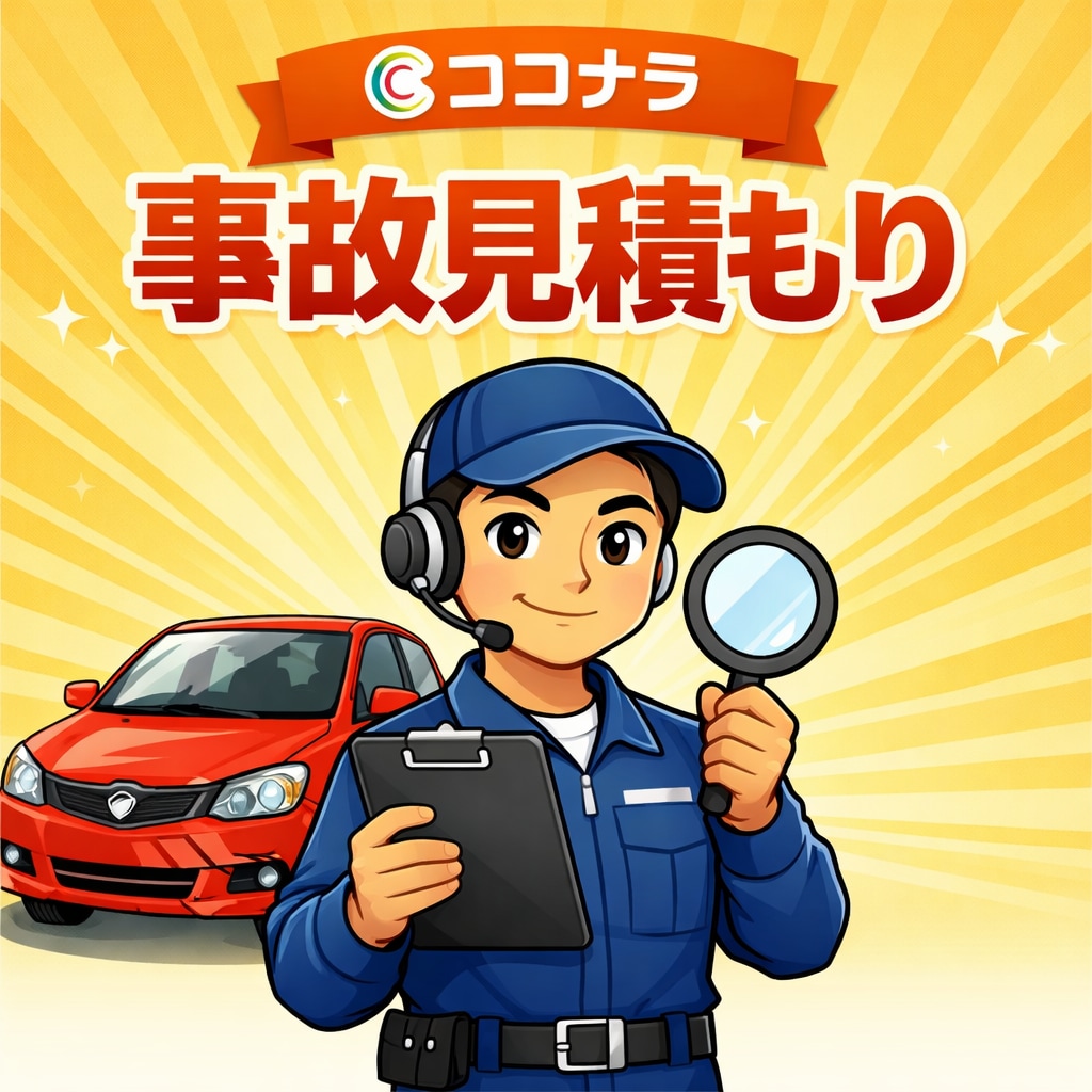 事故車の修理見積もりを代行作成致します 気軽に相談出来る車屋さんがいらっしゃらない方へ向け イメージ1