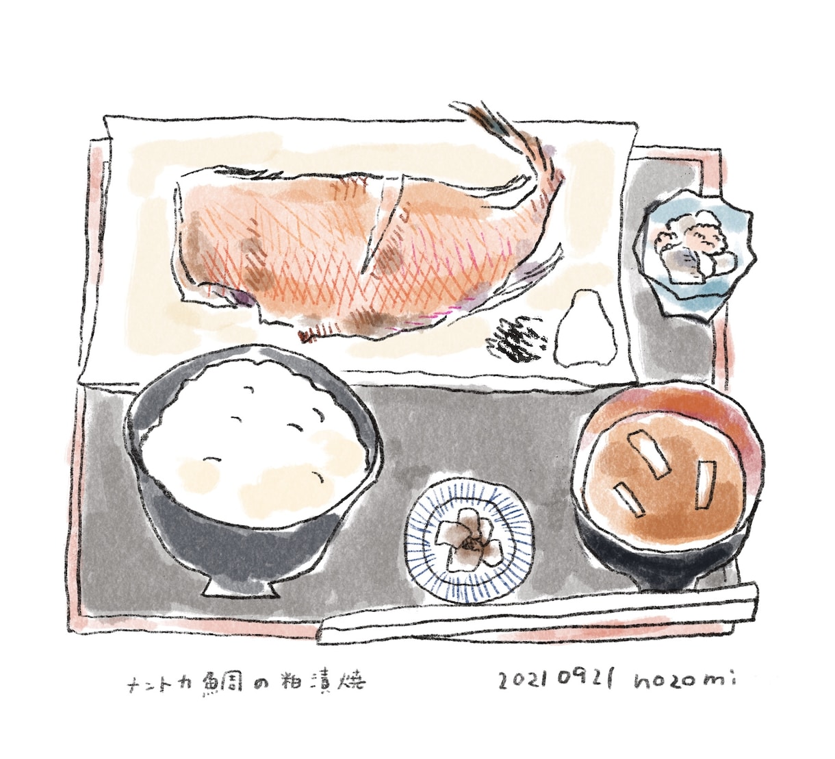 カフェメニューにぴったりのお料理イラストを描きます おしゃれで柔らかいタッチの食べ物イラスト！ イメージ2