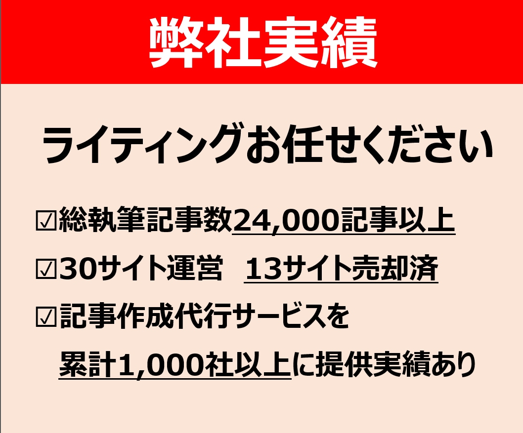 売上＆集客UP｜2,000文字×10記事執筆します SEOに強いプロが支援！／高品質・低価格・短納期・丸投げOK イメージ10