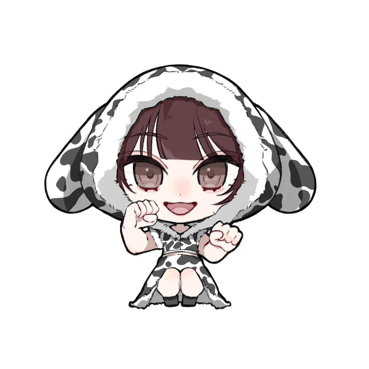 グッズ等のミニキャラ制作します グッズやSNSアイコン用のミニキャラを制作します！ イメージ1