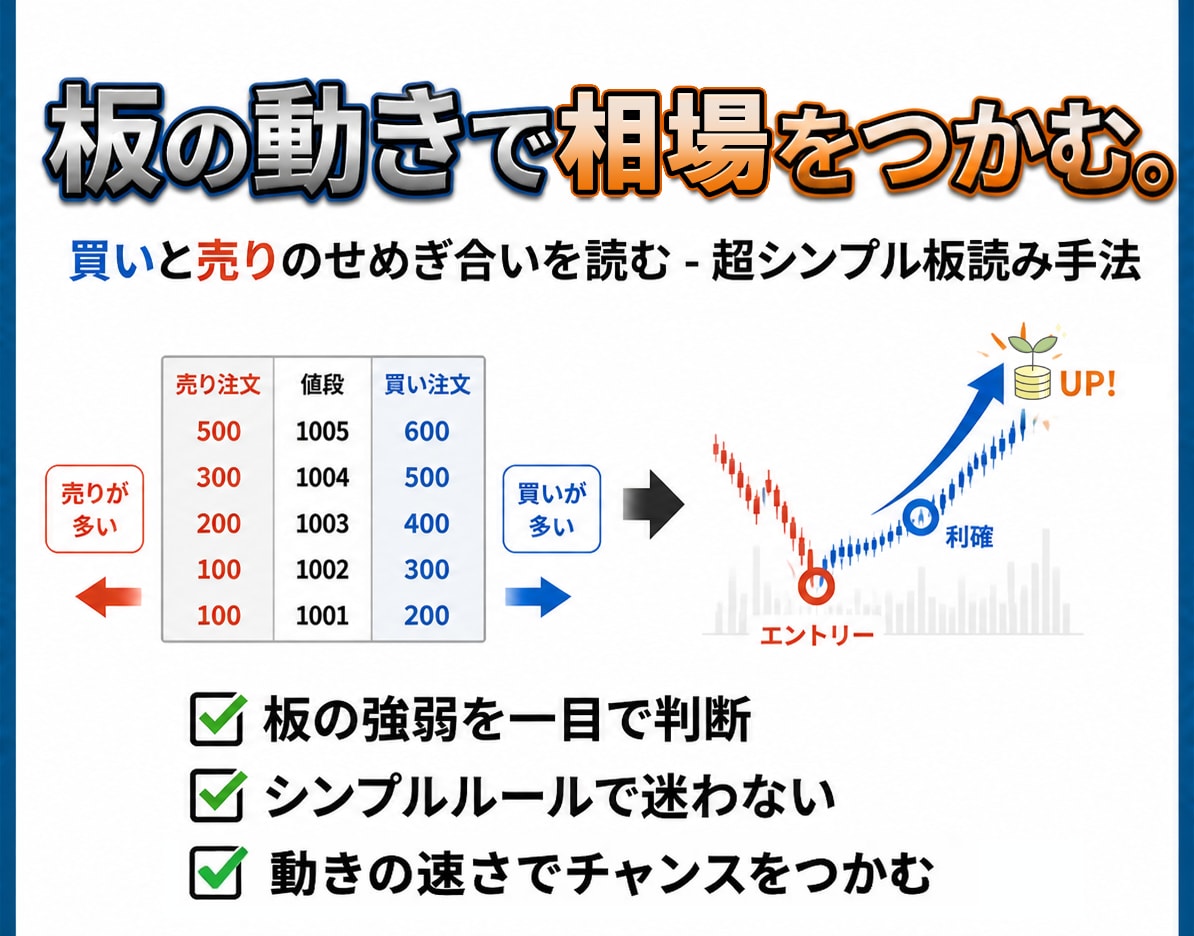 究極の株式投資法板読み手法をお教えします 9割が知らない“板読み”で相場の裏側を制する株投資法！ イメージ4