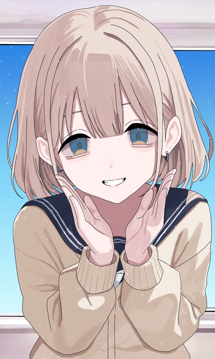 女の子のイラスト描きます 可愛い女の子のイラスト描きます イメージ1