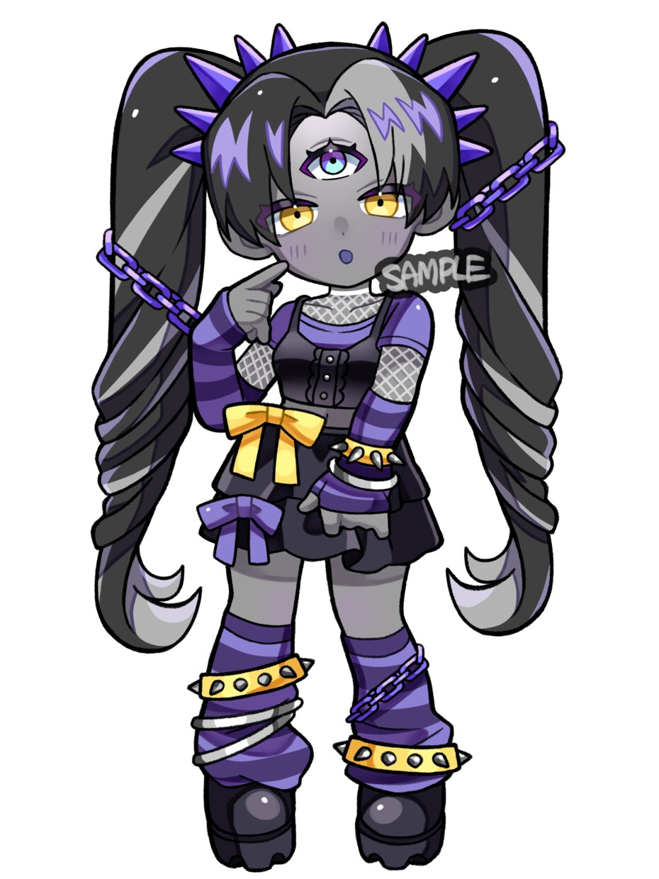 可愛い系のミニキャラを描きます SNSアイコンにも利用できる2頭身のミニキャラを作成します イメージ6