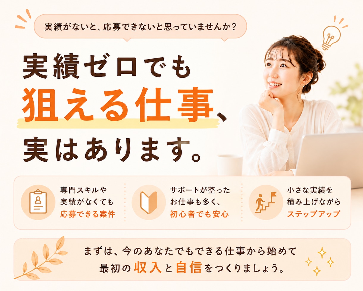 未経験から在宅で収入を得るための副業を教えます 初心者・主婦OK｜スマホから始める実践ロードマップ イメージ4