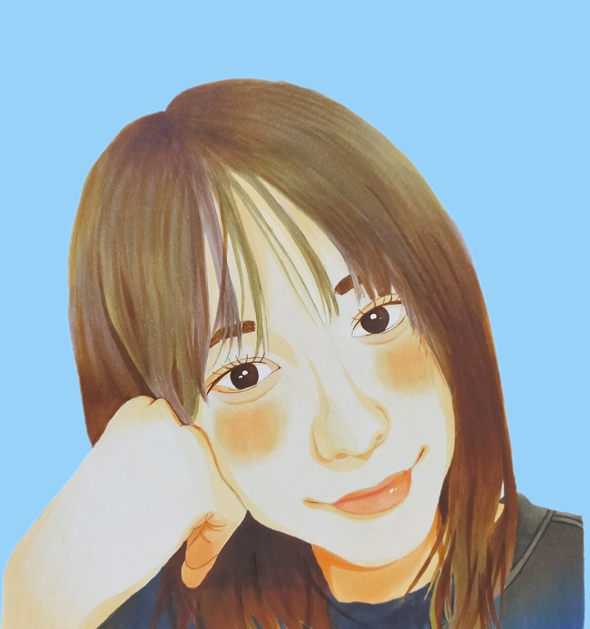 SNS用のアイコンに！手描き似顔絵お描きします ビジネスで使える！手描きで温かみのある癒しの絵を提供します！ イメージ4