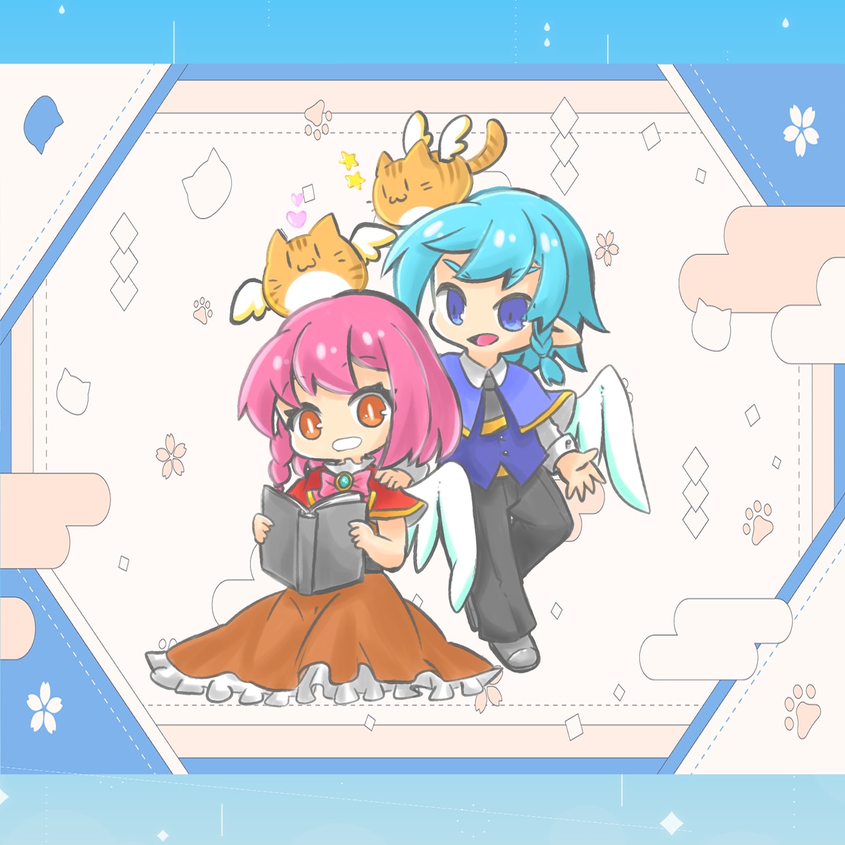 可愛い３等身ほどのキャラをお描きします ふんわり温かみのあるイラストをお届け♪ イメージ7