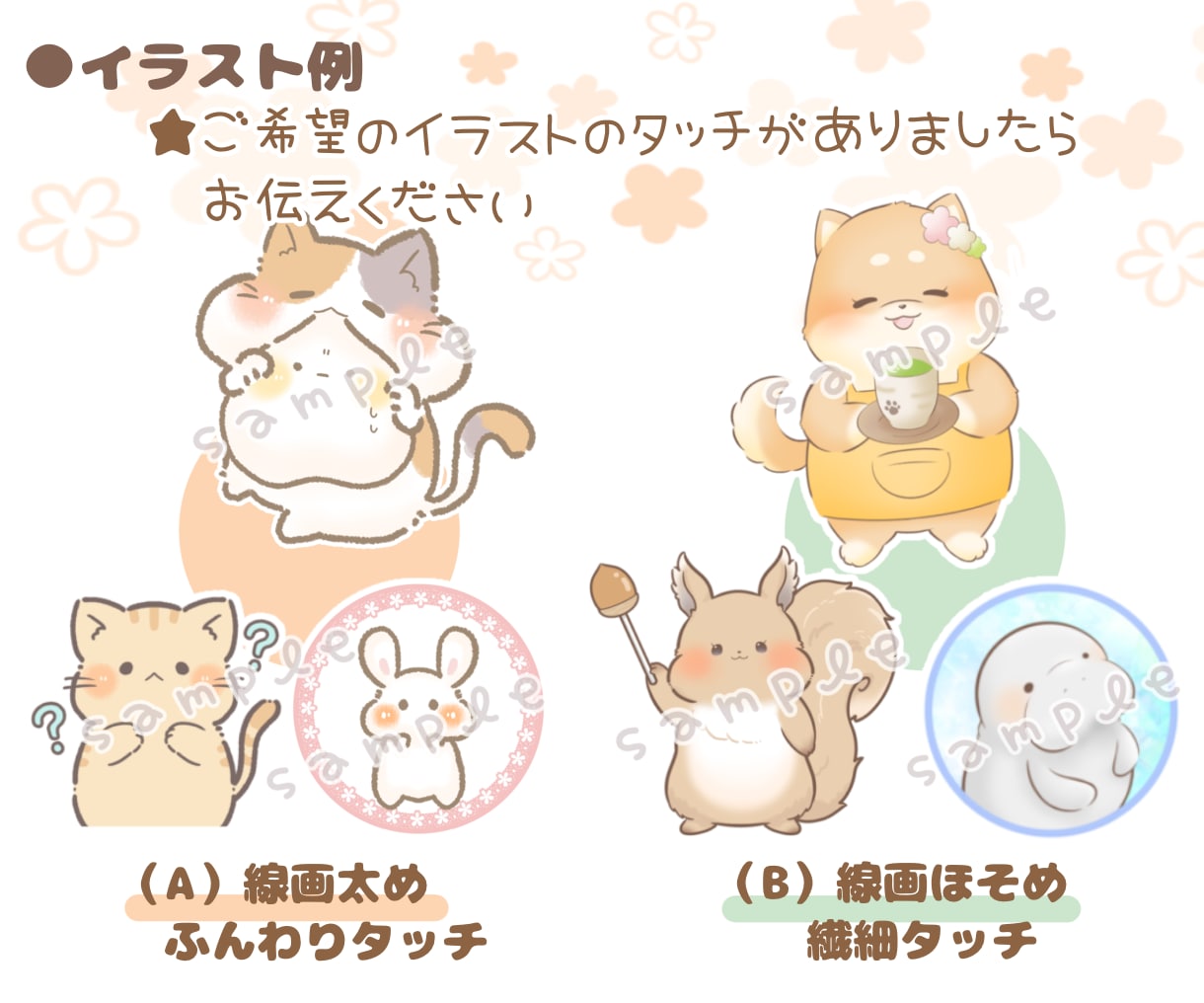 親しみやすい☘️ゆるかわ＊ゆるキャライラスト描ます ゆるかわ動物◎SNSブログアイコン･マスコットキャラクターに イメージ2
