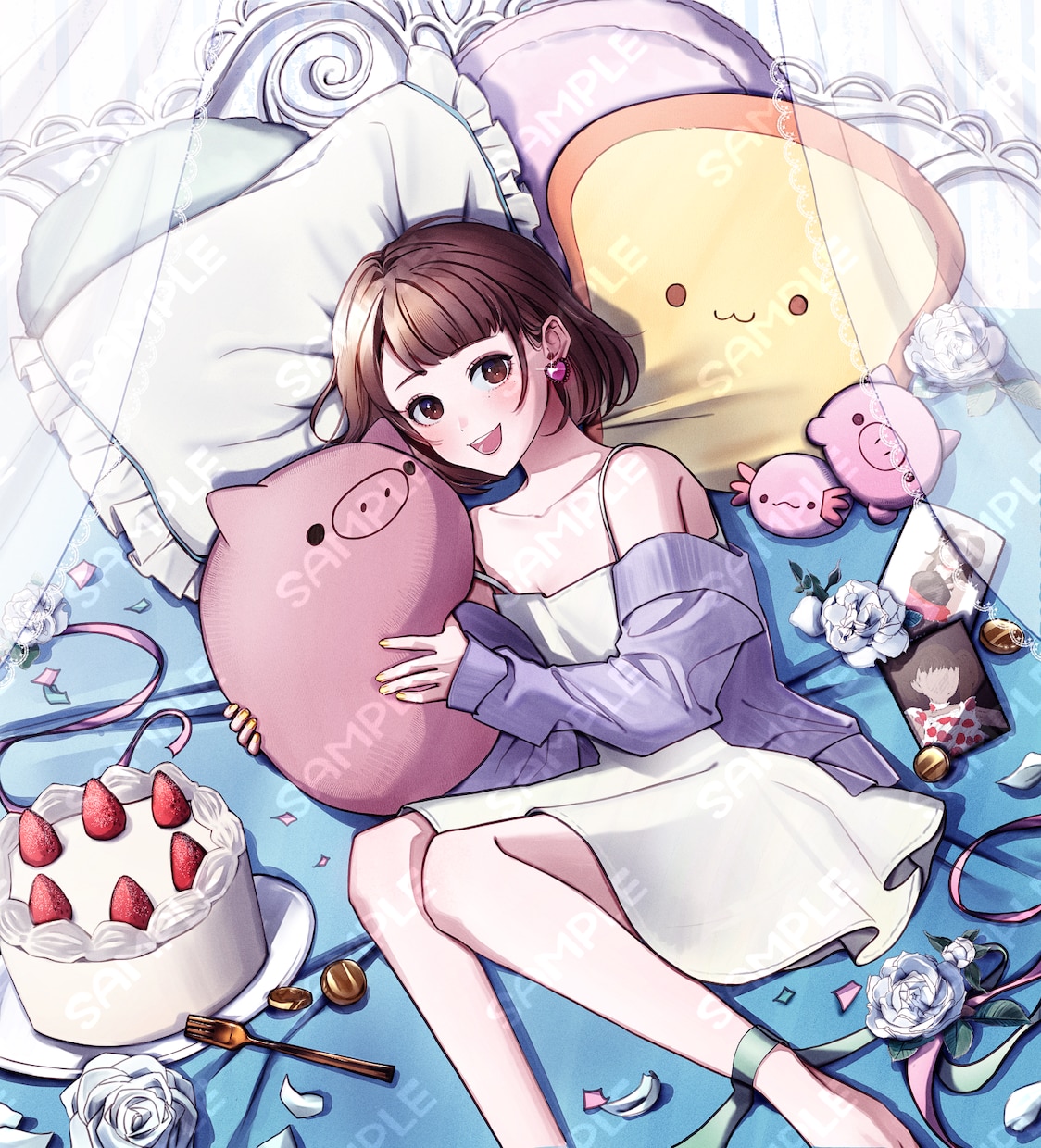 一枚絵や立ち絵など、イラストお描きします 若い男性、若い女性、お任せください！ イメージ3