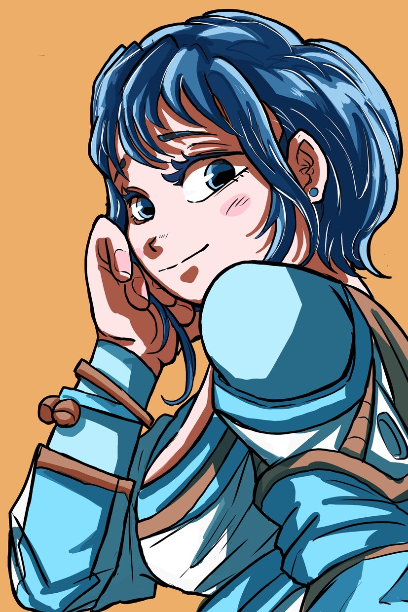 漫画アニメ風の似顔絵イラスト作ります SNSやアイコンに使える似顔絵制作 イメージ8