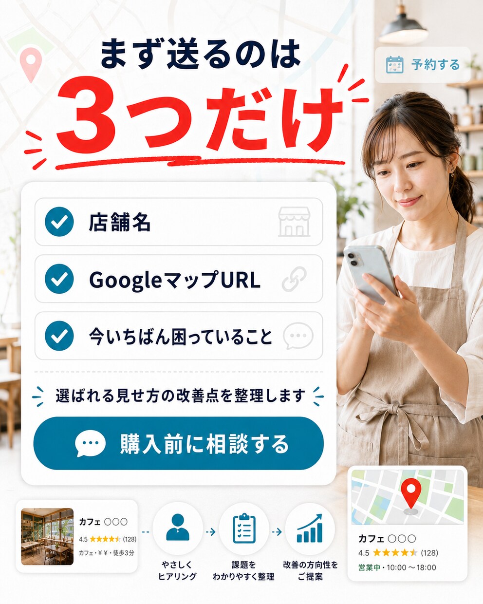 売上につながるMEO対策をします 順位と見せ方で選ばれる店舗へ導きます イメージ10