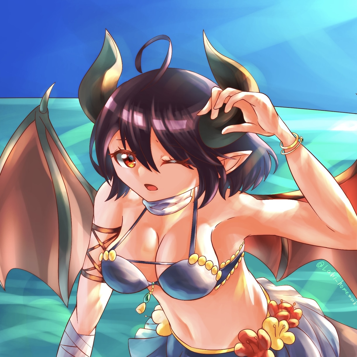 SNSアイコン・ヘッダー描きます 彩度高めの目を引くイラスト描きます！ イメージ3