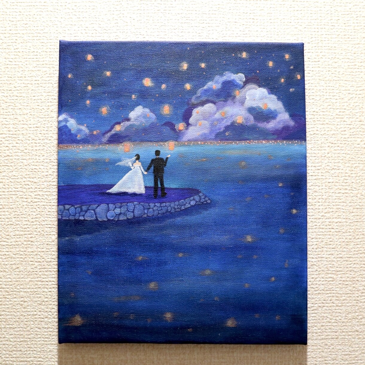 一点品のステキなアクリル絵画をお届けします 癒しの絵画をご自宅に飾りませんか イメージ3