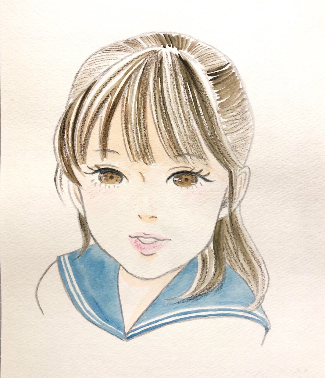 透明水彩で似顔絵お描きします ホテル夏祭りで五年連続似顔絵コーナー担当。ご好評頂いています イメージ1