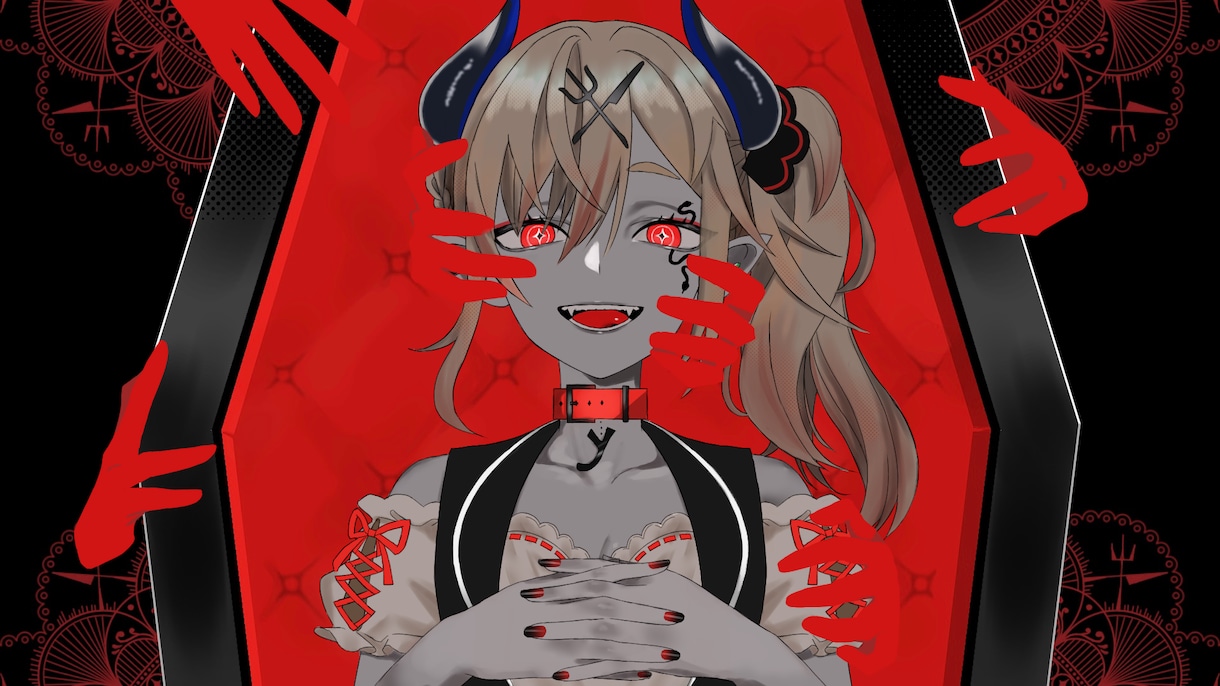 歌ってみたイラストお描きします 本家様に寄せた歌ってみたのイラストお描きします イメージ5