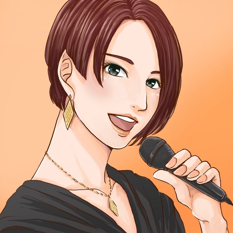 きれいめ女性に！似顔絵お描きします 遠目でもわかりやすいはっきりした明るいタッチ！SNSアイコン イメージ2