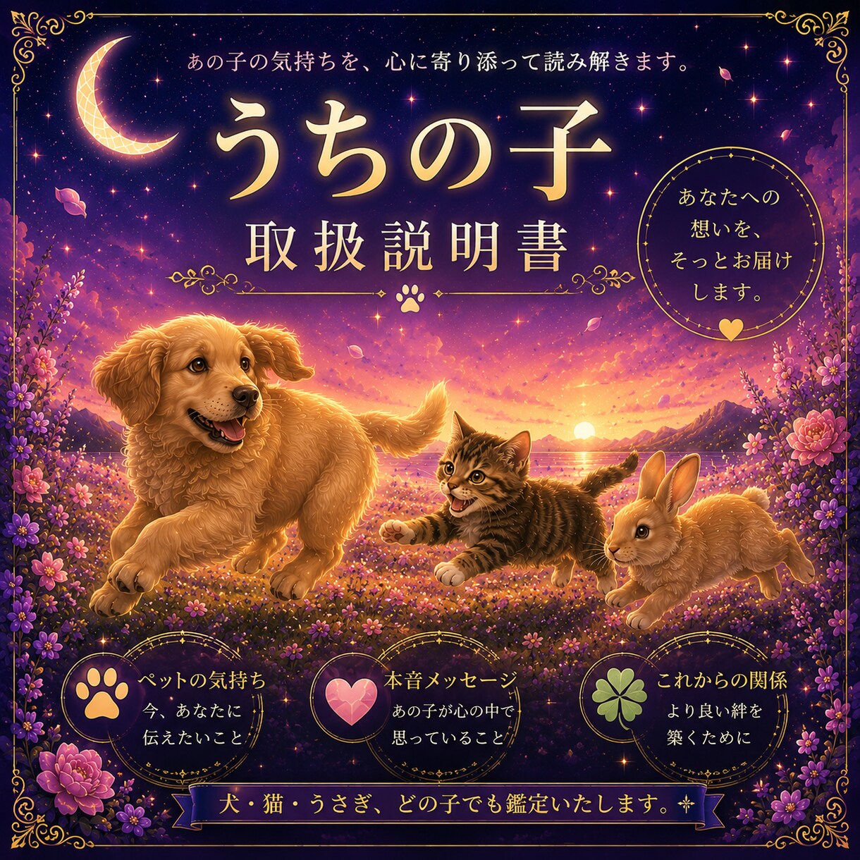 我が子の本音と愛しい秘密を紐解きお伝えします 我が子の本音と愛しい秘密を紐解く愛の取扱説明書です イメージ1