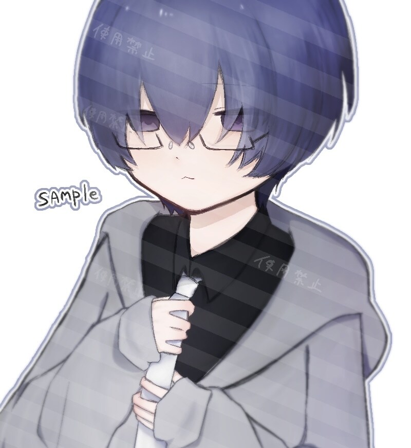 アイコンや腰上一枚絵を描きます ネット活動等で使える明るいイラストを描きます♪ イメージ2