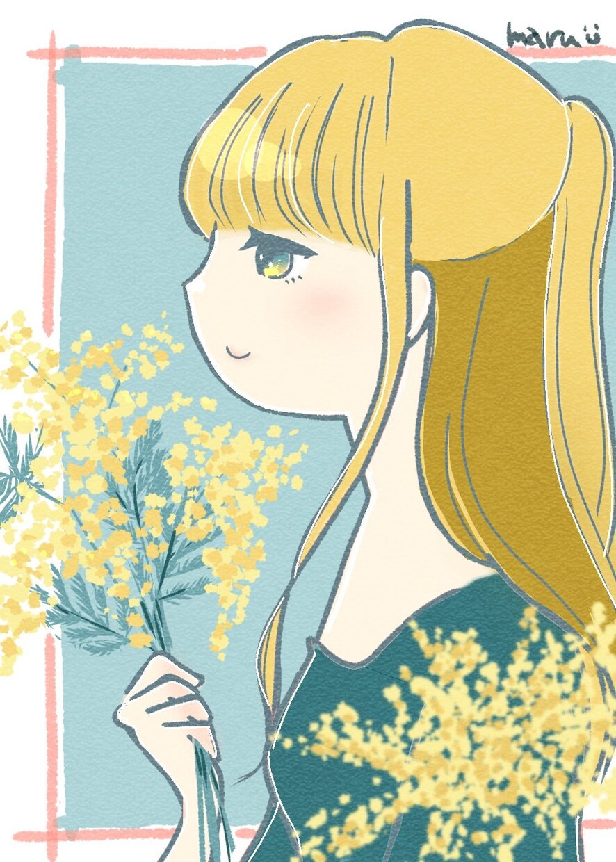 ふんわり優しい女の子イラストアイコン描きます ガールズイラスト　デジタルにて イメージ6