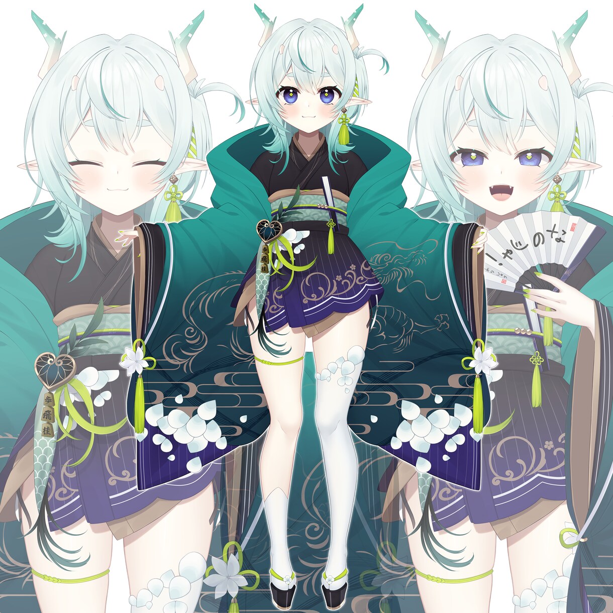 商用利用◎立ち絵イラスト制作します 配信活動、グッズ化など　キャラクターデザインからも◎ イメージ4