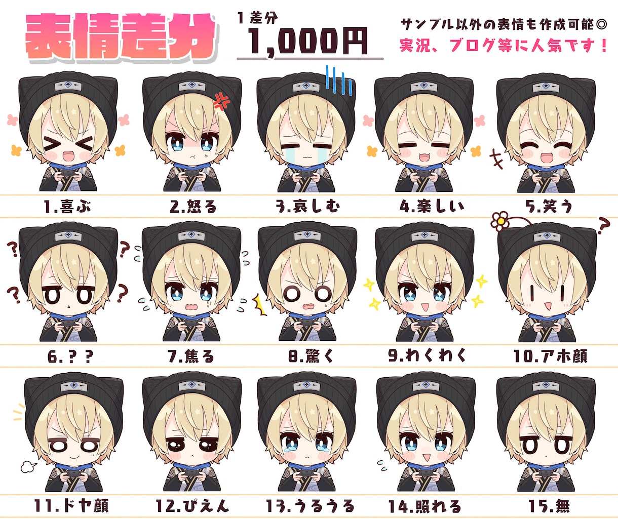 かわいいちびキャラ！イラストオーダー承ります SDキャラ、立ち絵、スタンプ等…幅広く対応いたします！ イメージ7