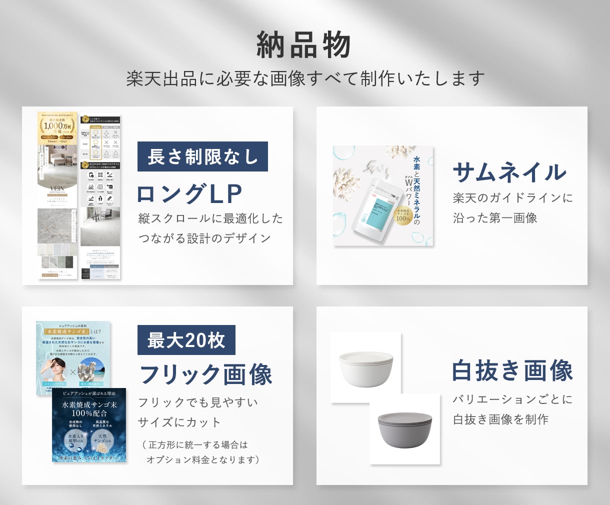 枚数制限無し | 商品ロングページを制作します 楽天SOY受賞店12年在籍！ノウハウを活かし売れるページに イメージ2