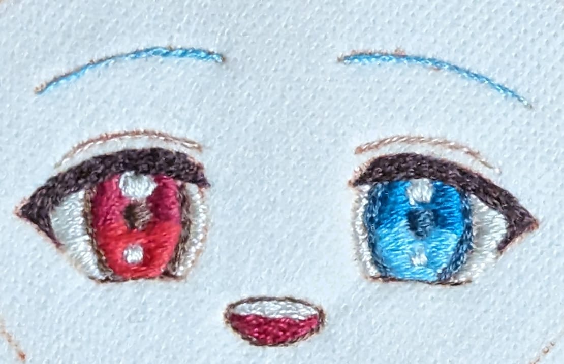 ぬい刺繍承ります 髪やボディの刺繍もお手伝いします イメージ4
