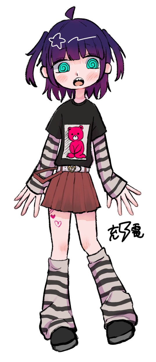 イラストご依頼募集いたします 病みかわいい系デフォルメイラストを描きます✨ イメージ4