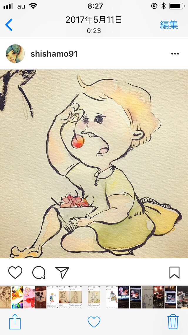 アナログ水彩でイラストを描いて、画像でお渡しします SNSなどのアイコンにお困りの方✳︎✳︎ イメージ2