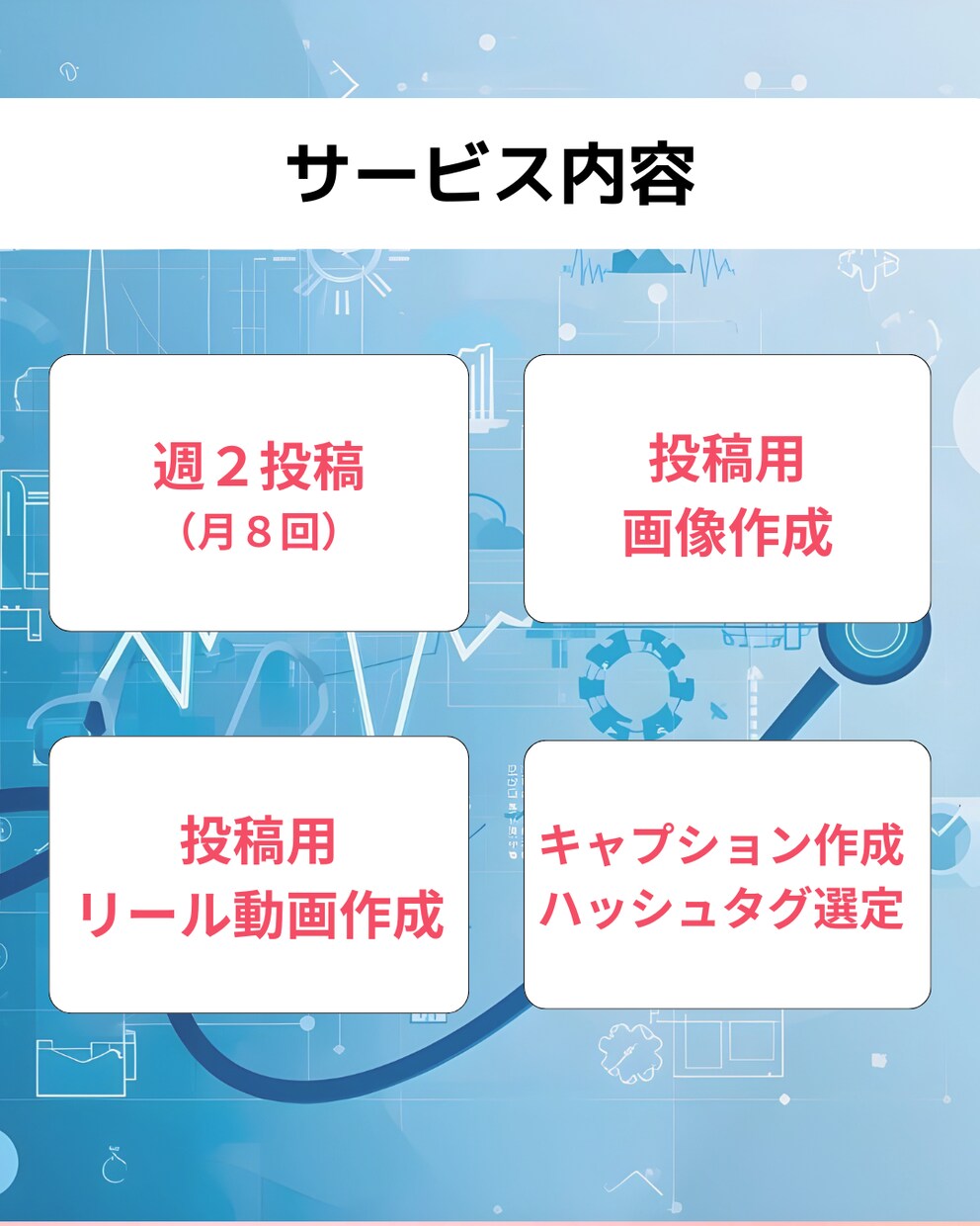 病院/クリニックのInstagram運用代行します 現役看護師の私が医療に特化したインスタ運用代行いたします！ イメージ3