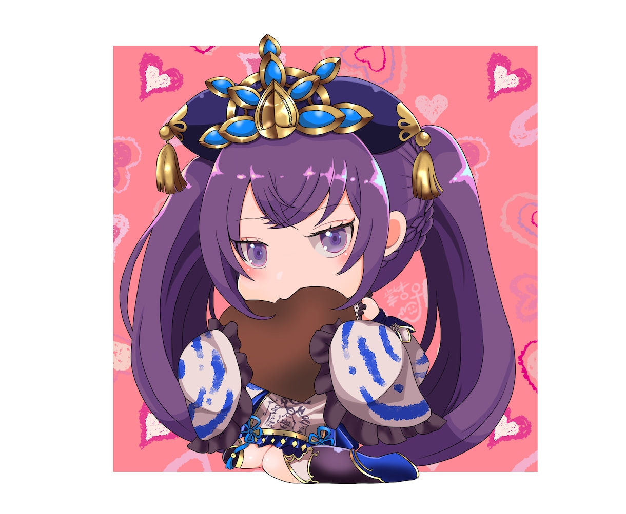 ミニキャライラストをお描きします 貴方の好きなキャラをぷにぷにした2等身キャラにしませんか？ イメージ6