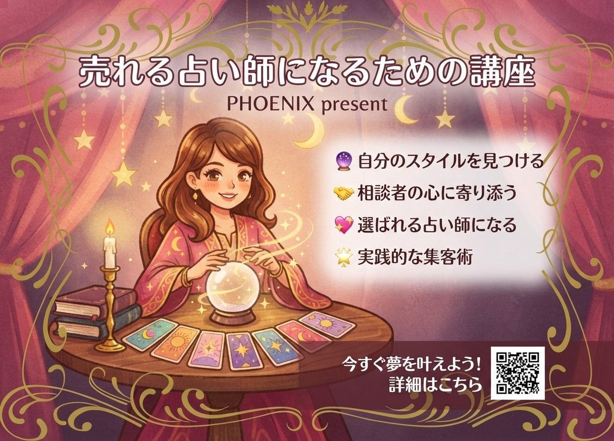 売れる占い師になる方法教えます 売れる占い師になるための7か条 イメージ2