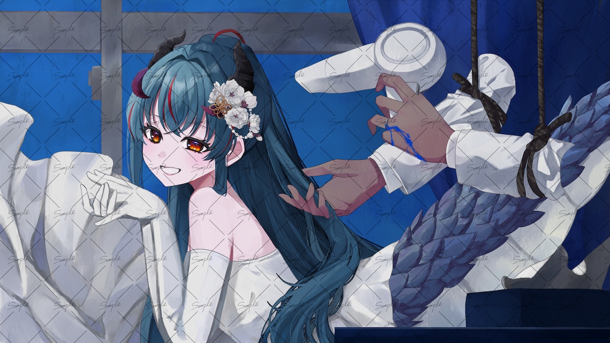 歌ってみた用イラストを作成します 本家に寄せたテイストでお描きします！描きおろしも可能です！ イメージ8