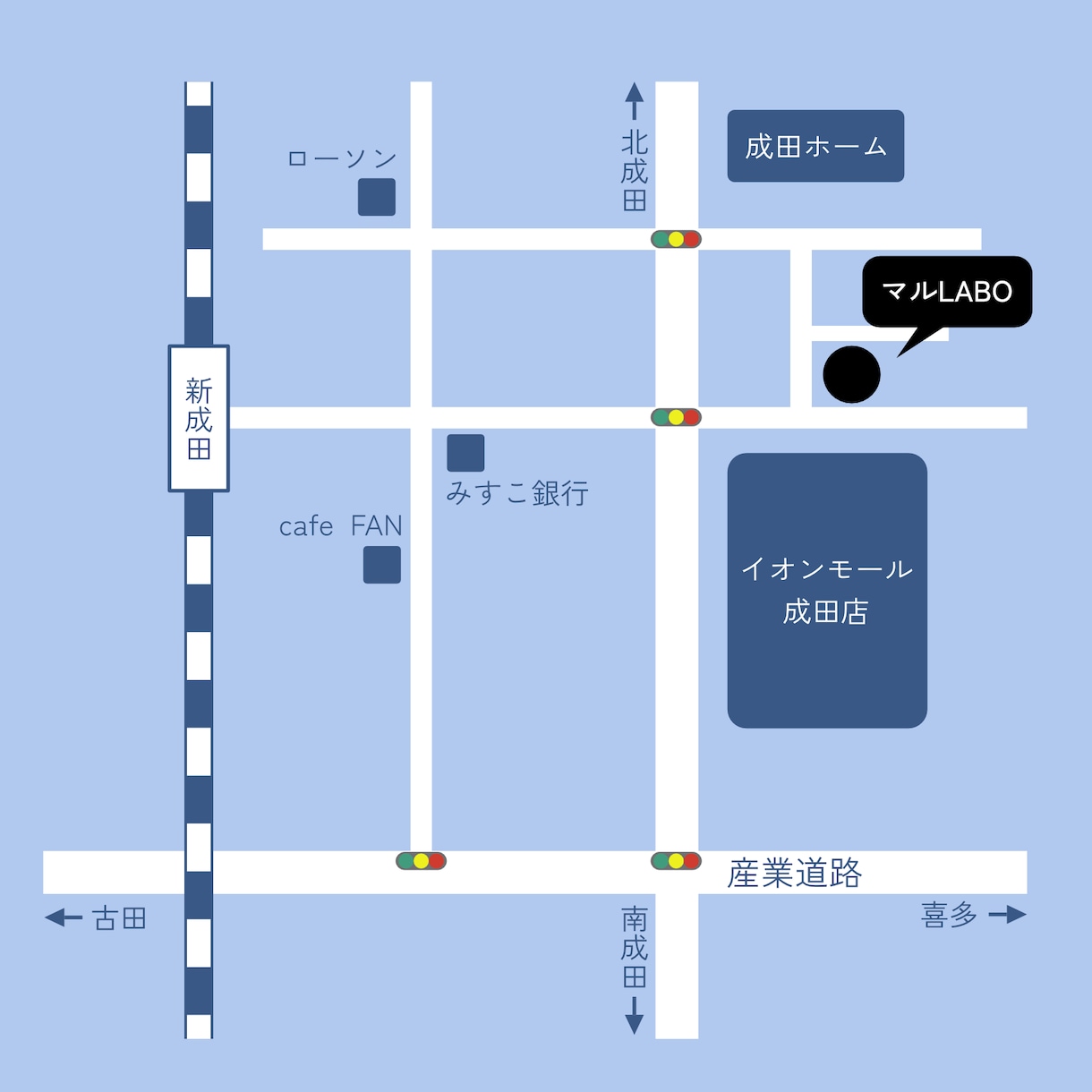 無制限修正！分かりやすいMAP・地図を作成します 無制限修正！お好みのカラーに変更OK！ イメージ1