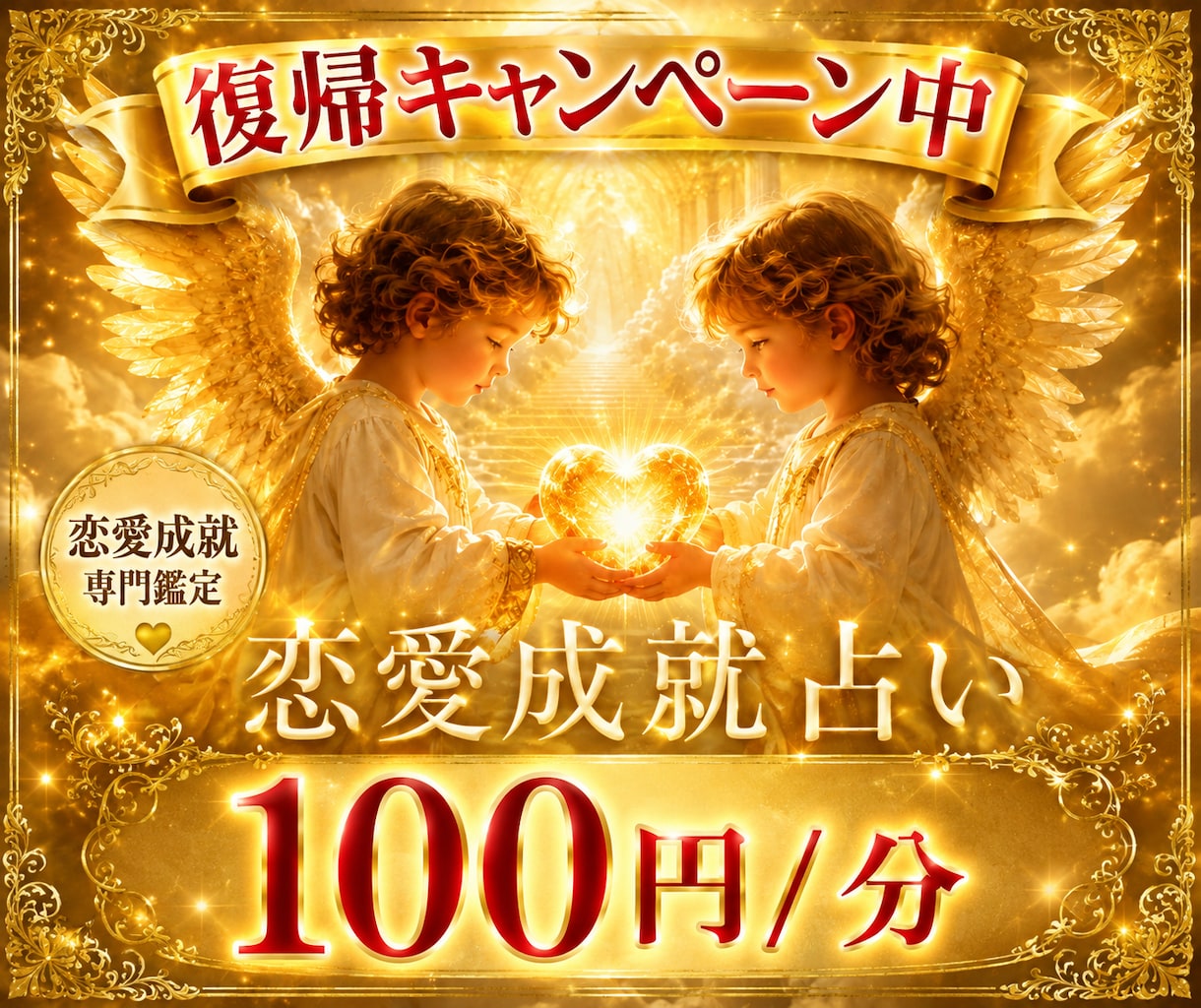不倫・復縁・音信不通｜彼の本音と今後を視ます 復帰記念　今だけ100円/分で出品中 イメージ1