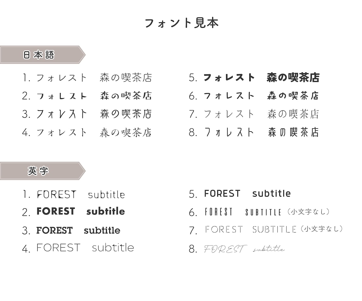 選ぶだけ！簡単セミオーダーでミニマルなロゴ作ります ｜シンプル｜北欧｜マルシェ｜手書き｜著作権譲渡｜ イメージ2