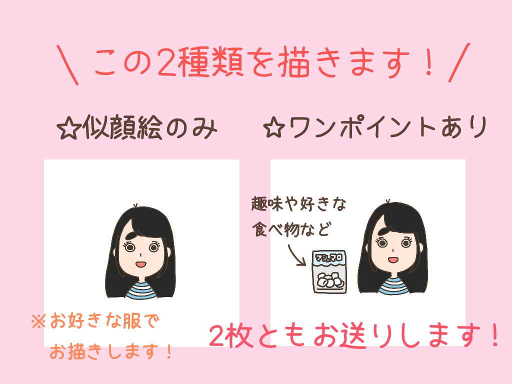 お値下げ中ꕤシュールでかわいい似顔絵描きます 人間からペットまで！ワンポイントやアイコンにぴったり！ イメージ3
