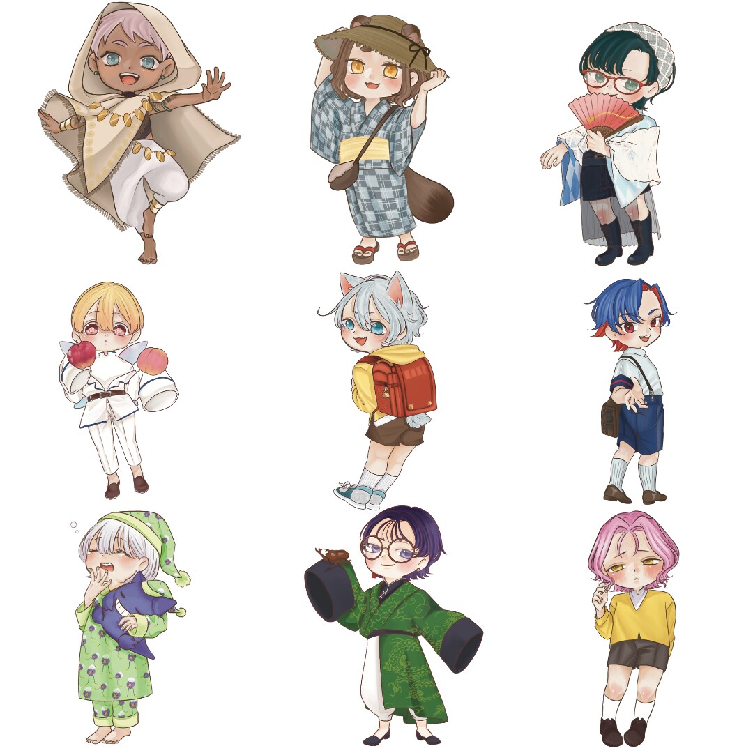SNSアイコンやSDキャラクターイラスト制作します 衣装デザインやSDキャラ制作もお任せ！可愛いを形にします。 イメージ4