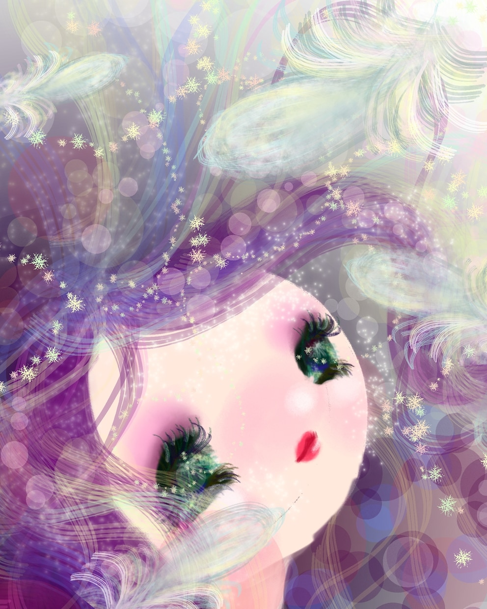 あなたの中の眠れる女神を描きます 幸せな恋愛を叶える潜在意識に書き換える為のお守り画像を作成 イメージ7